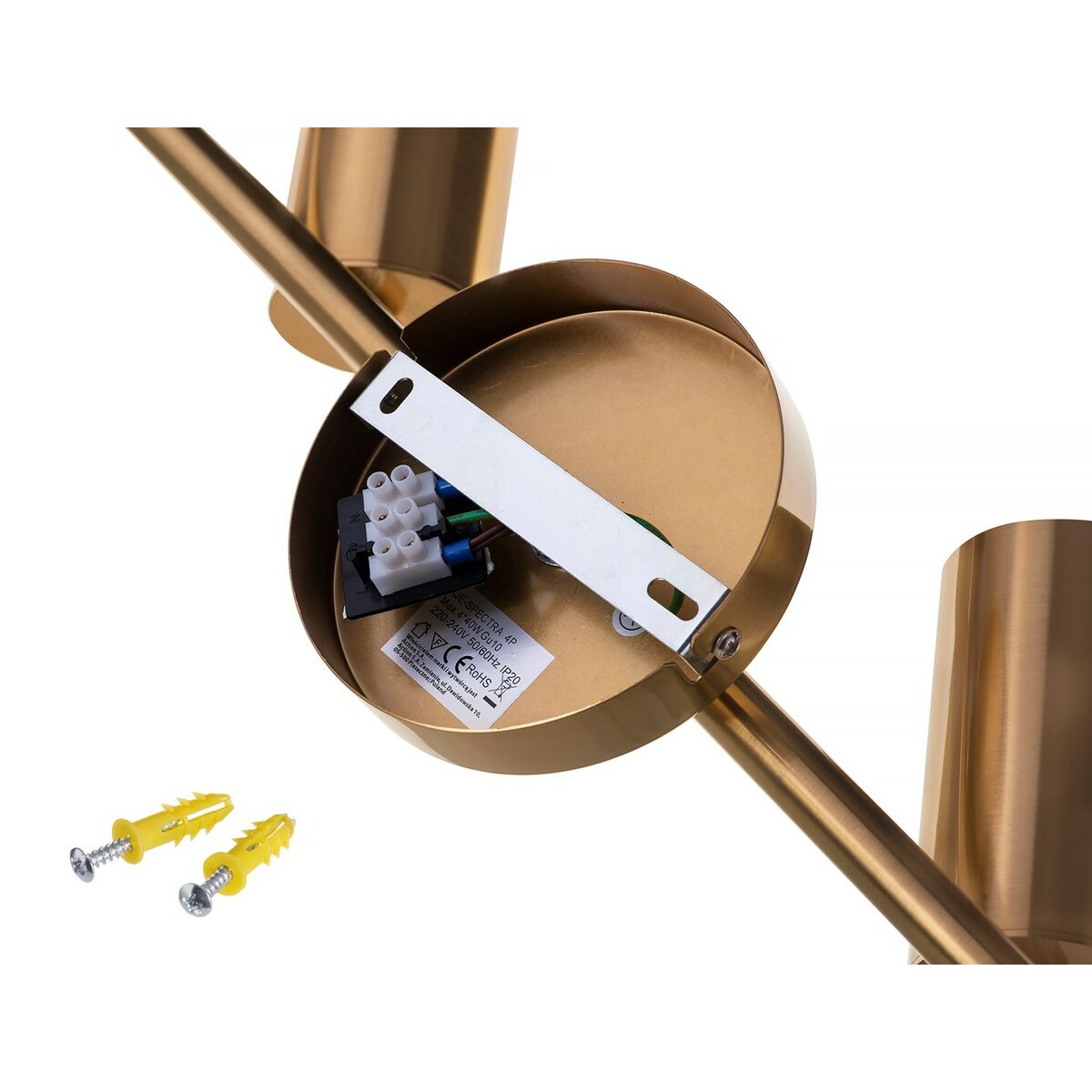 Laevalgusti Activejet AJE-SPECTRA 4P Kuld Kuldne Metall 40 W